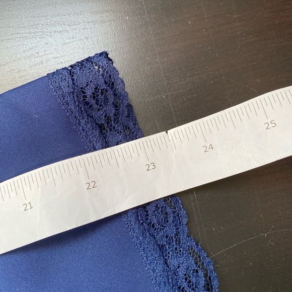 Vintage - NWT Dark Blue Lace Layering Camisole - Picture 8 of 9